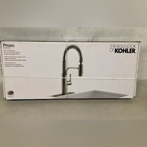Kohler Provo Semi-Pro Kitchen Faucet R43211-VS Stainless Steel